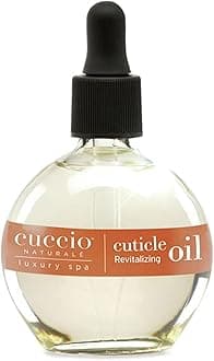 Cuccio Vanilla Bean & Sugar Cuticle Oil, 68ml (2.3oz), Nail Cuticle Oil, Cuticle Cream, Nail Growth & Repair, Hydrating & Nourishing, Strengthening, Jojoba & Almond Oils