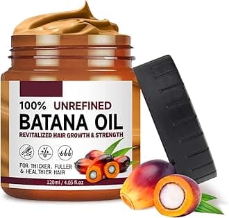 Batana Oil: 100% Pure, Natural Hair Growth Oil for All Hair Types, 120ml