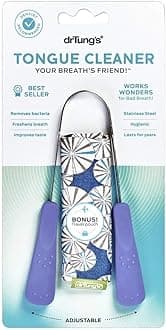 Dr. Tung's Stainless Steel Tongue Cleaner,Assorted Colors