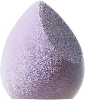 JUNO & Co. Microfiber Makeup Sponge, Dual Layer Technology for Full Coverage Flawless Makeup Blender for Foundation, Powder and Cream (Lavender Style and Purple Color)