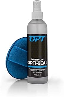 Optimum Polymer Technologies, Inc. Opti-Seal Paint Sealant Spray for Automotive Paint and Interior Car Detailing, Includes Detailing Applicator Pad (8 oz)