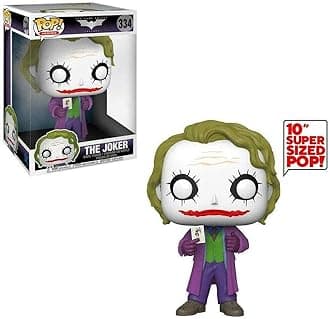 Pop! Movies: DC-10 DC the Joker - Dark Knight - Collectable Vinyl Figure - Gift Idea - Official Merchandise - Toys for Kids & Adults - Movies Fans - Model Figure for Collectors and Display