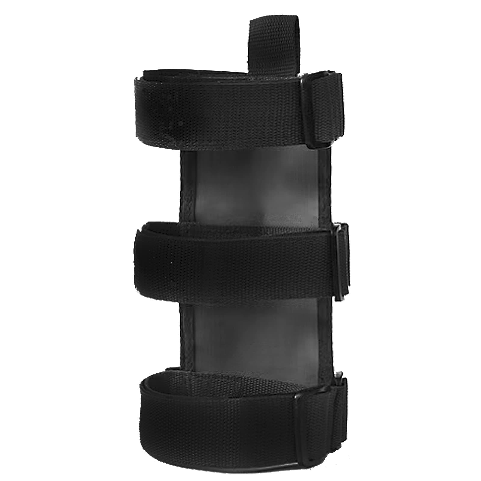 Roll Bar Fire Extinguisher Mount Holder Strap Accessories for Jeep Wrangler Ford Bronco (Black)