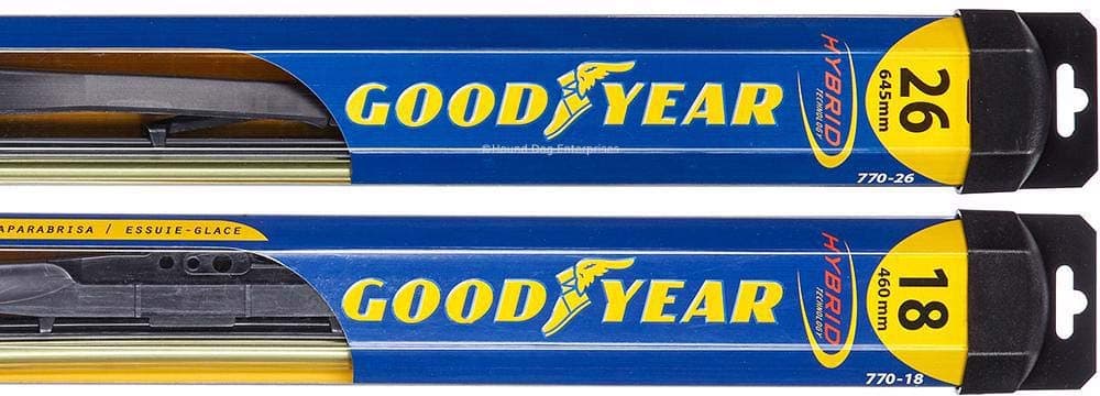 Hybrid - Windshield Wiper Blade Bundle - 3 Items: Driver & Passenger Blades & Reminder Sticker fits 2012-2015 Toyota Camry