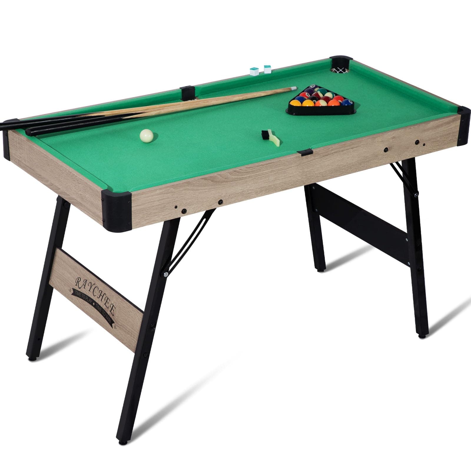 48" Folding Pool Table, Portable Billiard Game Tables