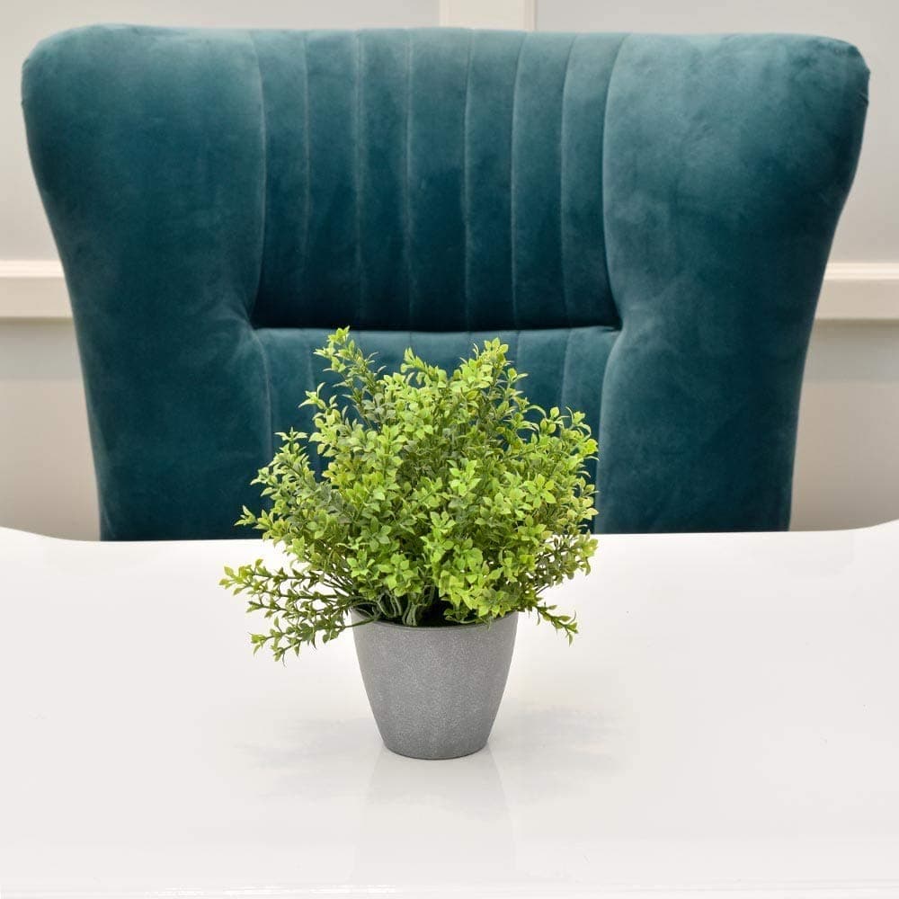 YATAI Artificial Plants in Plastic Pot Artificial Greenery Shrubs Plastic Plants for Home Indoor Dinning Table Centerpiece Decoration - Office Plants – Silk Flowers – Office Desk Accessory