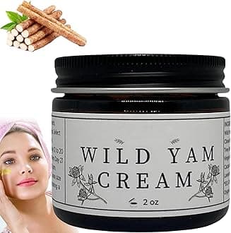 Wild Yam Cream, Wild Yam Cream Organic, Natural Relief for Menopause Dry Skin, Wild Yam Skin Cream, Deep Moisturization for Hormone Balance
