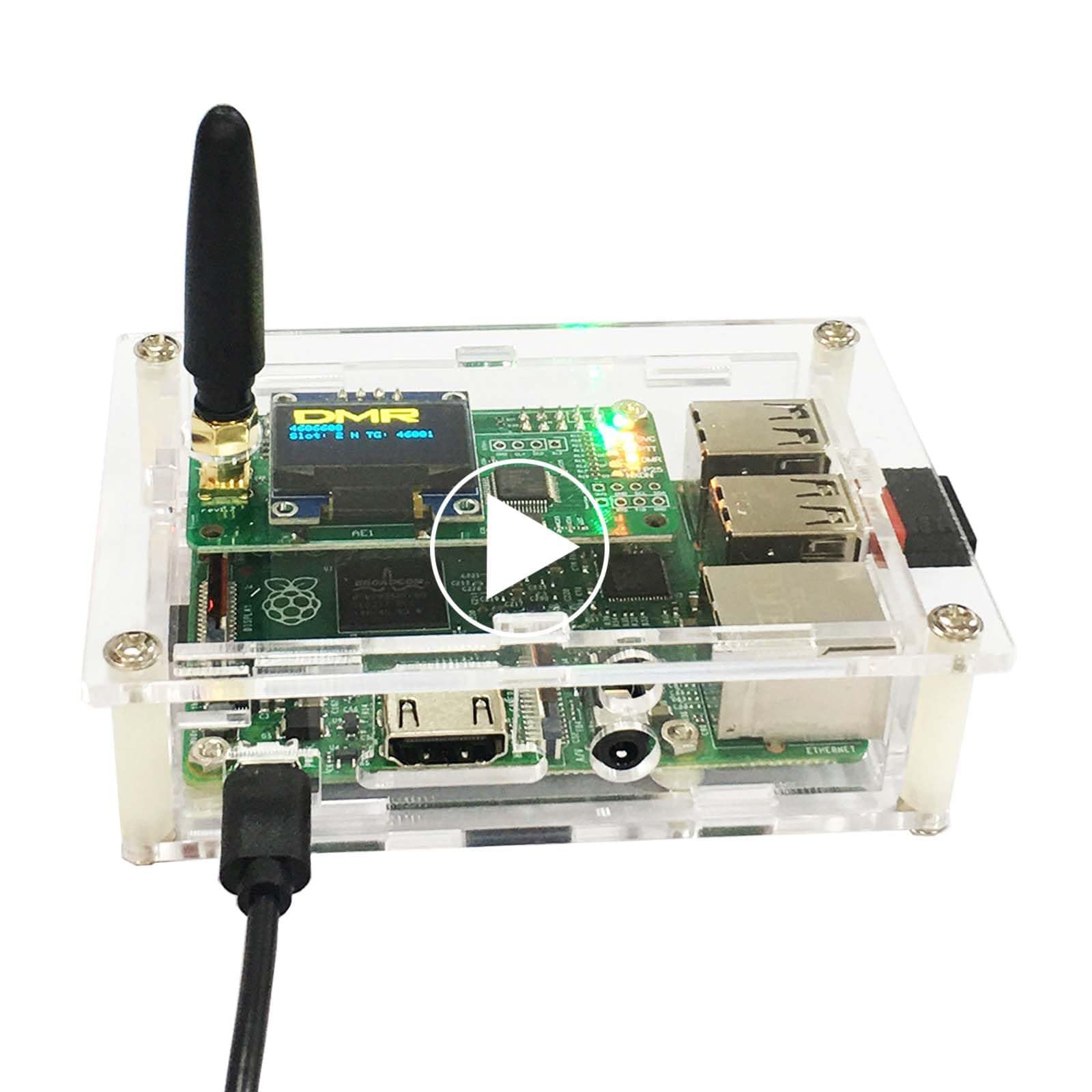 Simplex MMDVM Hotspot DMR Dstart C4FM Ysf Digital Voice Modem Raspberry Pi Model B Two Color Screen