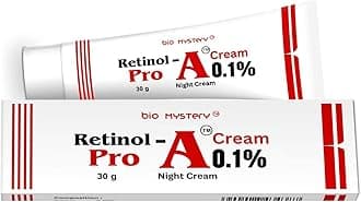 Retinol Pro Night Cream 0.1 Vitamin A Fine Lines, Sun Spots, Anti-Aging (30 Gram / 1.05 Oz)