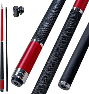 ZOKUE Elite Series Carbon Fiber Pool Cue Low Deflection Full Carbon Technology Cue Stick for Beginner Primary Pool Stick