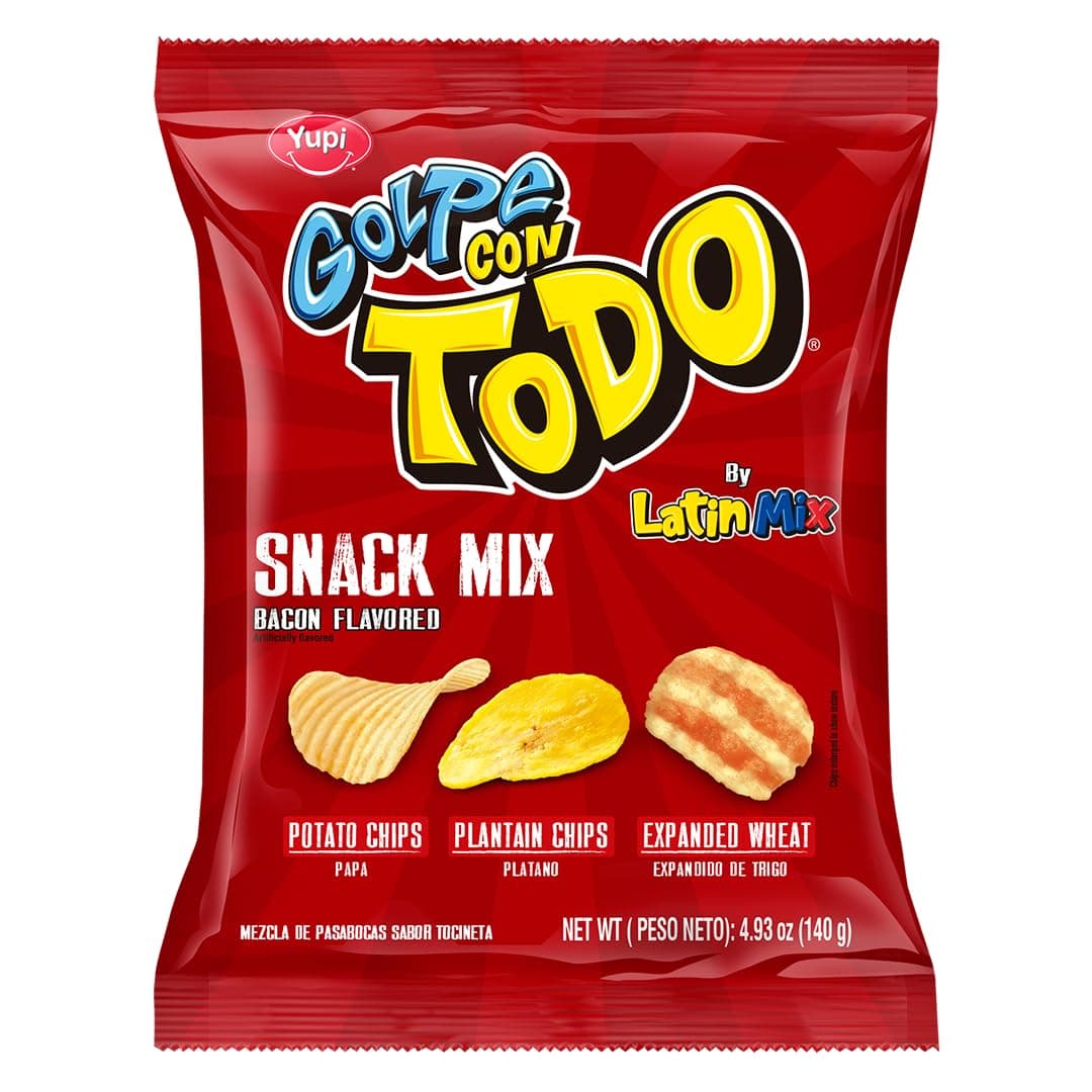 Golpe Latin Mix Original, Bacon Flavored Snack Mix, 4.93 oz