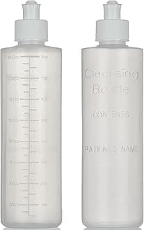 Perineal Lavette Irrigation Bottle for Postpartum Care - After-Birth Essentials for Mom to Soothe and Clean Perineal Area - Premium Portable Bidet for Women - 8OZ (Pack of 2)