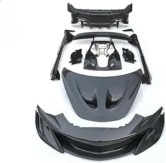 600LT Carbon Fiber Body kit is Suitable Compatible for McLaren 540C 570C 570GT Body kit 600LT Bumper Hood Skirt Spoiler