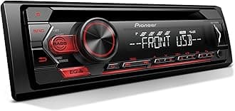 DEH-S1200UB 1-Din CD Receiver – USB, AUX, FLAC Playback, AM/FM Radio, 50W x 4 Output, MIXTRAX, Detachable Face, Preset EQ, Bass Boost, Remote Control Included