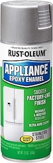 Rust-Oleum 7887830 Specialty Appliance Epoxy Spray Paint, 12 oz, Stainless Steel