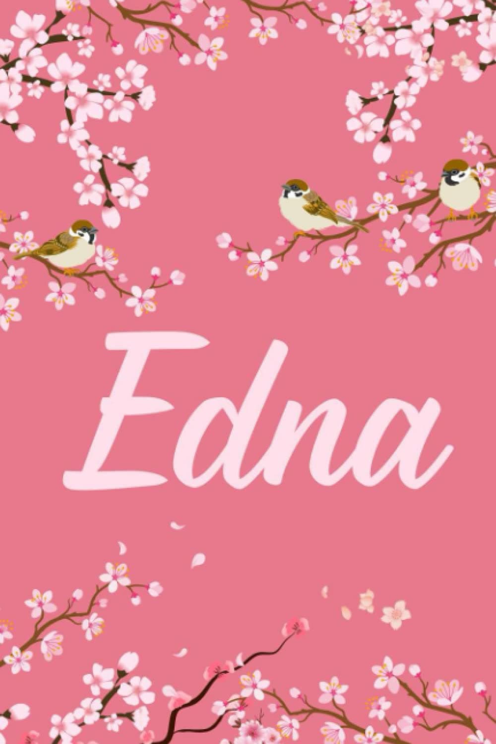 Edna: Cute Personalized Notebook With Name For Edna | Great Journal Gift Idea, 6x9, 120 Pages