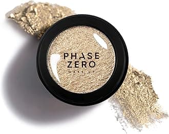PHASE ZERO Metal Foil Eyeshadow - Shade 'Queen' - 2g / 0.07 Oz. - Easy-to-Apply, Highly Pigmented, Long-Lasting Wear for Bold Eye Makeup