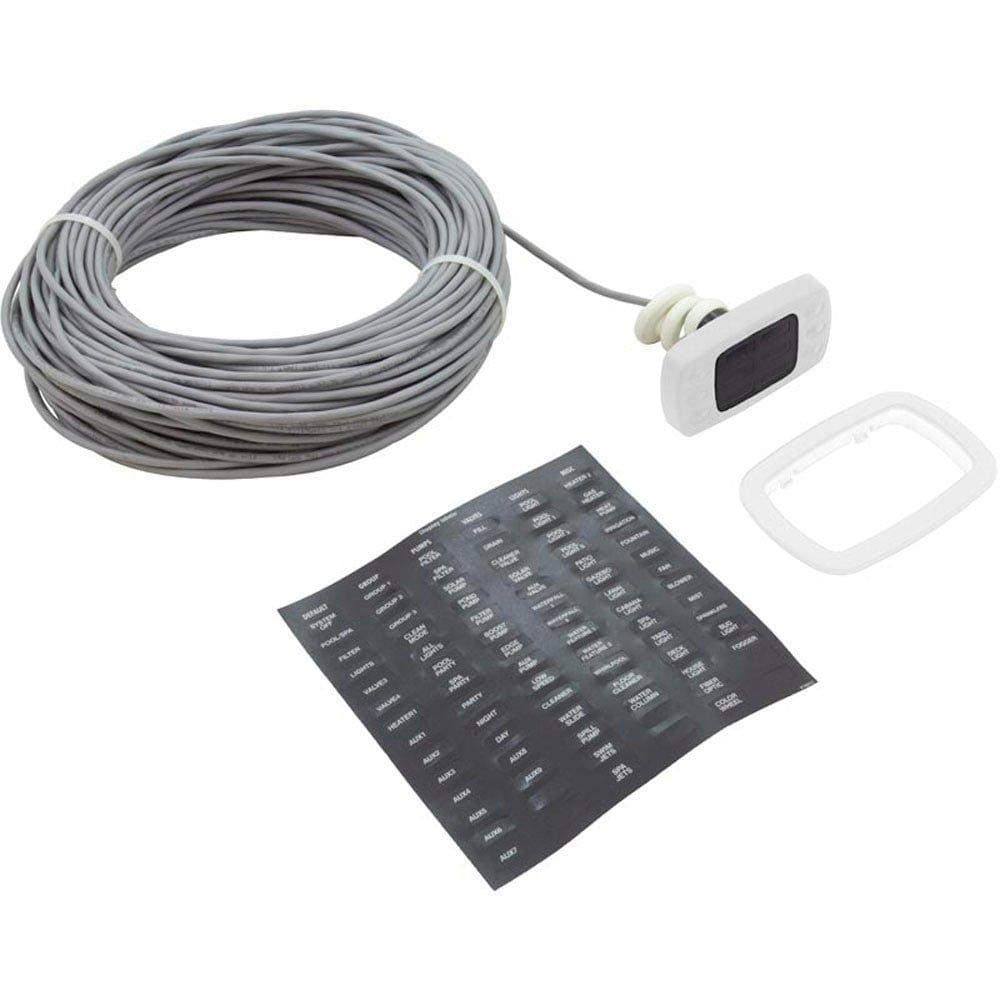 Goldline AQL-SS-6B-W ProLogic Wired Spa Side Remote Control, White