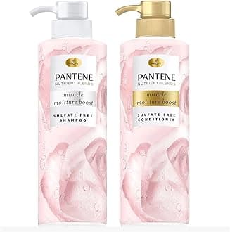 Pantene Rosewater Shampoo + Conditioner, 17.9 Fluid Ounce (2 Pack)