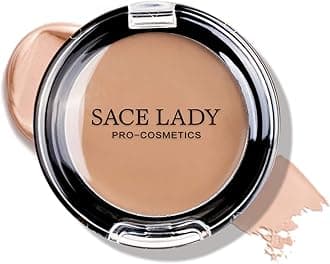 SACE LADY Full Coverage Concealer Cream Makeup, Waterproof Matte Smooth Concealer Corrector Long Lasting for Dark Spot Under Eye Circles Cover, 6g/0.2Oz (#40 Natural)