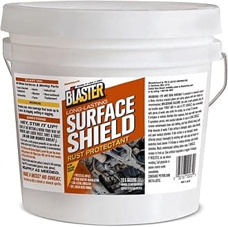 B’Laster Surface Shield Anti Rust for Metal – Rust Prevention for Tools, Equipment & Moving Parts – Long-Lasting Corrosion Protection with Lanolin-Based Formula – 1 Gallon