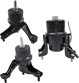 Engine Motor Mount and Transmission Mount Kit Compatible with 2007-2009 Lex-us RX350, 2007-2010 Toyota Sienna V6 3.5L Front Motor Mounts Kit