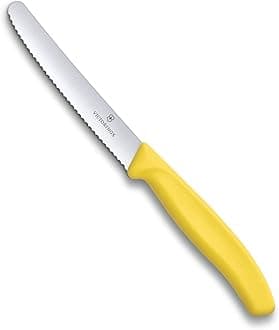 Victorinox Sierra Tomato Knife, Yellow, Medium, 11 cm