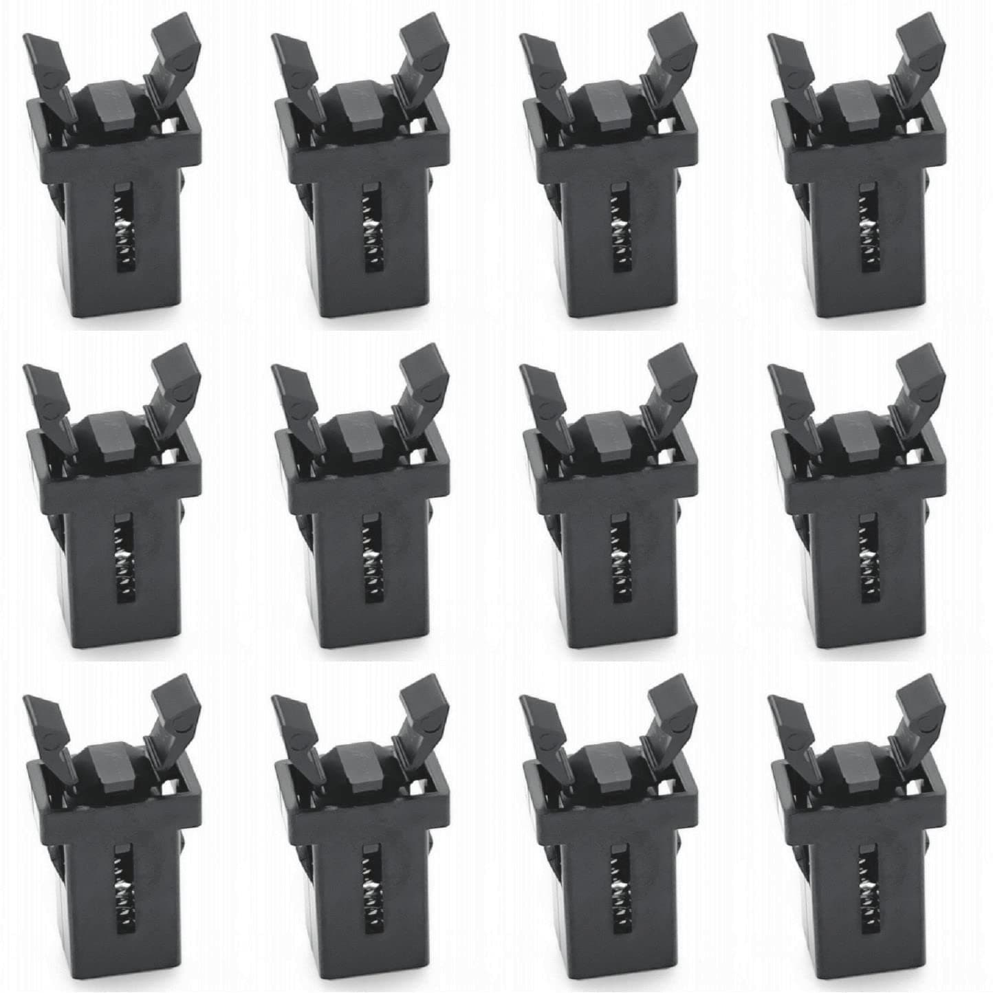 JZK 12 PCS Touch Bin Lid Catch Replacement Compatible with Brabantia Bin, Bin Latch Lock Repair, Bin Touch Lid Clips, Replacement Bin Clasp