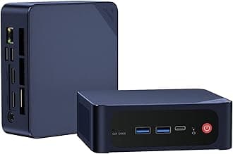 BeelinkEQI Mini PC W-11 Pro i5-12450H 32GB DDR4 500GB NVMe M.2 SSD Dual Display 4K@60Hz Output, Wi-Fi 6, RJ45, Built in PSU Office Mini Computer