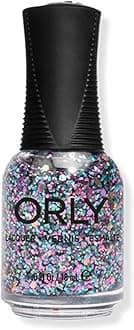 Moonstone Aura Nail Polish Topper (18ml), Metallic Confetti Nail Varnish