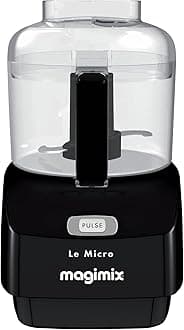 Magimix Le Micro Mini Chopper | Ultra Compact | Multifunctional | Black | 18113