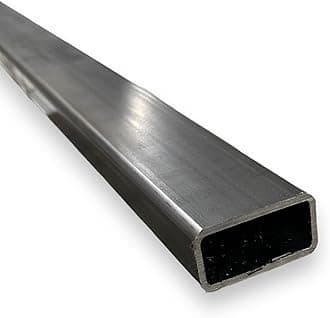 Mild Steel Box Section Square/Rectangular Hollow Section Pipes | 25mm 40mm 50mm x 2.5mm Wall Thickness (50 x 25mm, 100cm)