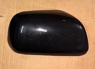 ORVM Side view Mirror Cover/Cap for Toyota Innova IST GEN, F/L, 2ND GEN, 2005-2015 Type 2 Model - Black (WITHOUT/NO INDICATOR TYPE, RIGHT DRIVER SIDE)