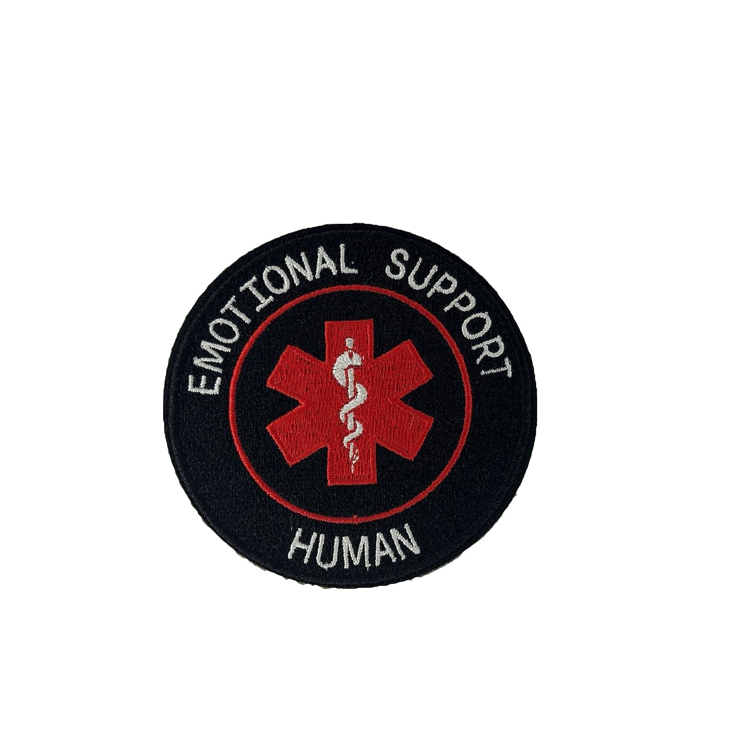 Emotional Support Human, Morale Patch, Meme Patch, Morale Patch, Military Patch, Hook and Loop, Tactical Backpack, Murph, Veteran Owned