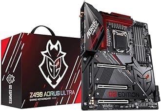 GIGABYTE Z490 AORUS Ultra G2 Motherboard with Direct 12 Phase Digital VRM Design, Intel Wi-Fi 6 802.11ax, Intel 2.5GbE LAN, RGB Fusion 2.0