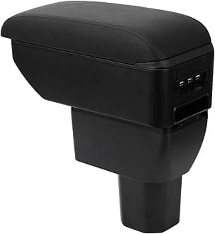 Armrest Compatible with Suzuki Ignis 2017-2025 Center Console Organizer Armrests Double Layer Storage Space Usable for Elbow Support