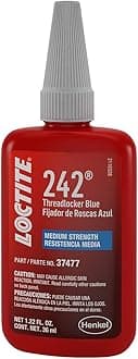 492140 Blue Threadlocker, 242 36-Mililiter Bottle