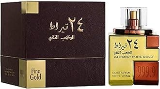 Perfumes 24 Carat Pure Gold for Unisex Eau de Parfum Spray, 3.4 Ounce