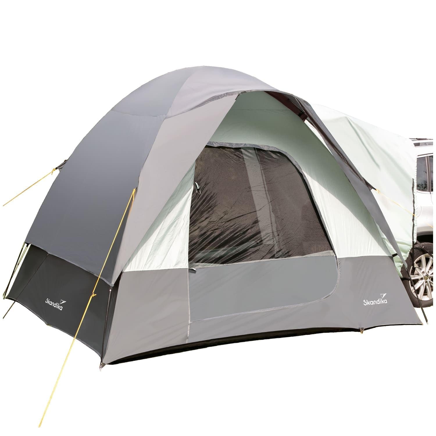 Pitea SUV/van car tent | 4 man dome tent, driveaway awning, camping shelter, freestanding tent, waterproof, sewn-in groundsheet, family tents for SUV or Van/Bus, vehicles, 3 x 3 m