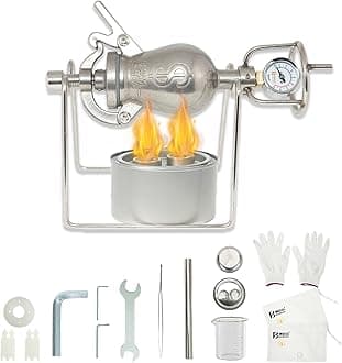 100ml Chinese Popcorn Cannon Machine, Chinese Popcorn Maker, High Pressure Popcorn Popper, Stainless Steel Hand Popcorn Machine, Mini Hand Popcorn Maker for Family Gathering Party Fun（with 2 Bags）