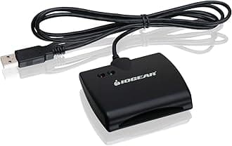 USB Smart Card Access (CAC) Reader - TAA Compliant - DOD/Government/Healthcare/Banking/Entertainment/Secure Network Login - Compatible With Mac, Win, Linux - GSR202