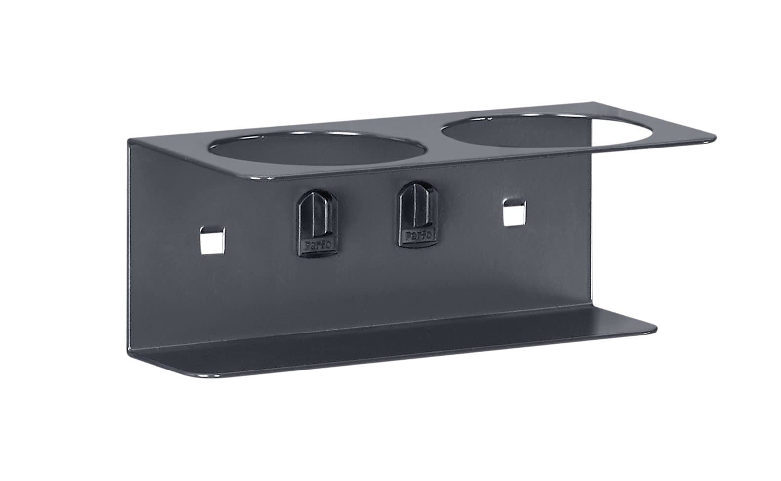 Bott Perfo Double Round 1 Piece Diameter 70 mm for Perforated Board, Anthracite Grey, 14021053.19 V