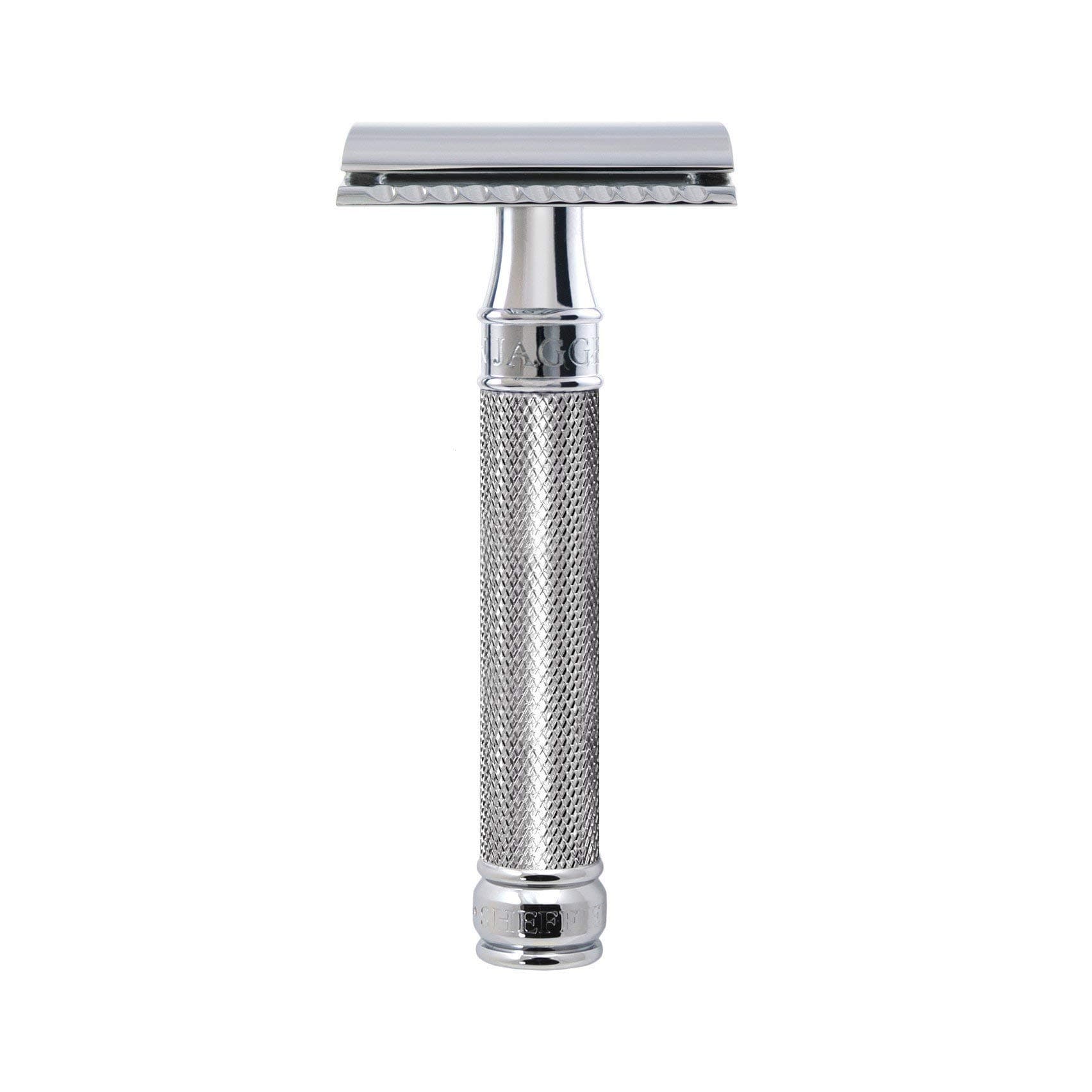 DE89KN Safety Razor with Knurled Effect Handle