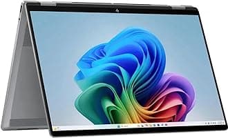 OmniBook X Flip 2-in-1 16" FHD+ Touch Screen Laptop |AMD Ryzen AI 5 340|AMD Radeon 840M | Copilot|Backlit|Meteor Silver| 16GB RAM DDR5 | 512GB SSD |Windows 11 Pro|