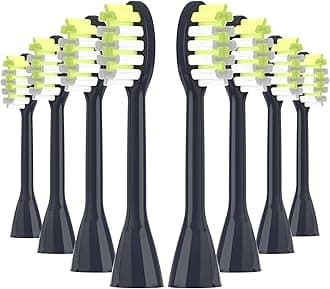 One Series Replacement Toothbrush Heads Pisonicleara Compatible with sonicare Philips One Series BH1022/03 HY1100/02 HY1102 (8-pc) Battery Brush, Mango Snow White Travel Refill (one-Blue)