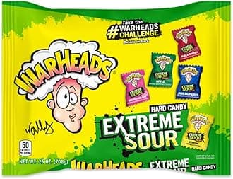 Extreme Sour Hard Candy 175 Pieces Assorted Flavors - 25 oz bag