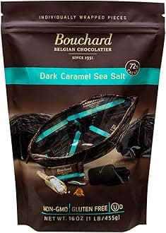 Bouchard Belgian Dark Chocolate with Caramel & Sea Salt
