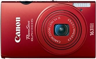 Canon PowerShot ELPH 110 HS 16.1 MP CMOS Digital Camera with 5X Wide-Angle Optical Image Stabilized Zoom Lens and Full 1080p HD Video (Red)