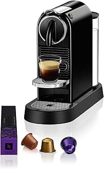 Nespresso CitiZ Coffee Machine by Nespresso - Sleek Black Design, Compact Automatic System, UAE Version