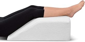 Ebung Memory Foam Leg Elevation Pillow - Support Pillow to Raise Feet for Better Elevation, Circulation, Leg Swelling Wedge Design for Comfort and Recovery